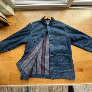 Sears Men's Blue Denim Shirt Jacket